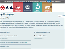 Tablet Screenshot of anlab.eu